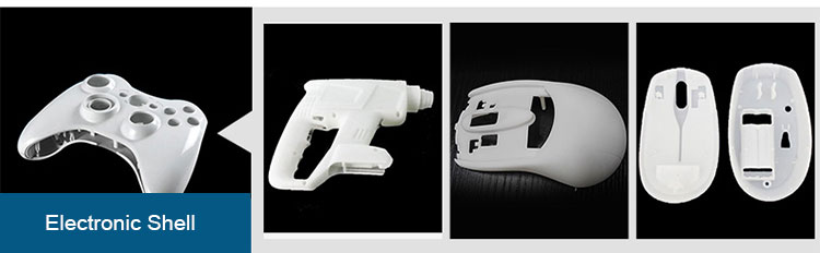 Sla white resin parts 4